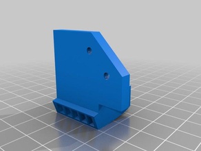 la capa de ventilador doble extrusor mínima remix La impresión en 3d conducto del tevo tarántula 3d print model - Mito3D