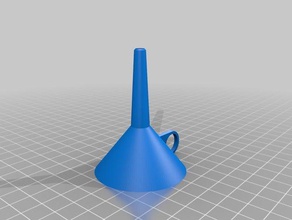 my customized funnel handle household 3d print model - Mito3D