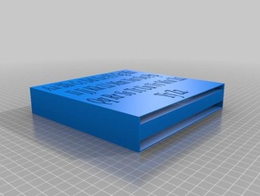 l'alphabétisation conseil d'administration L'impression 3d 3d print model - Mito3D
