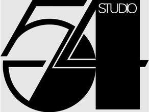 studio 54 logo signs & logos old outline studio54 template 3d print model - Mito3D