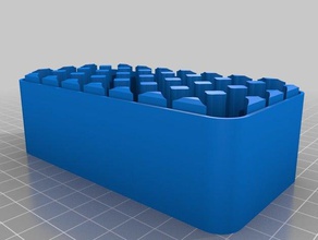 4x8 aa pil kutusu kaplar özelleştirilmiş 3d print model - Mito3D
