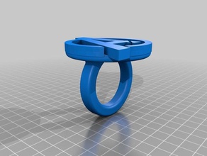 les vengeurs de l'anneau anneaux 3d print model - Mito3D