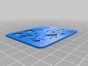 electrical stencil electronics schematic 3d print model - Mito3D