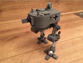 la lumière panzer mech modèles de poussière k47 le robot réservoir warhammer 3d print model - Mito3D