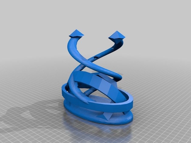 elegante geometría art 3D print model - Mito3D