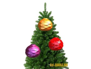 christmas tree decorations interactive art ornament 3d print model - Mito3D