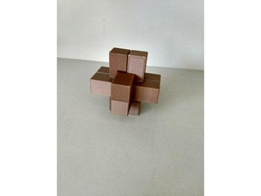 Kreuz Ineinander 3d-puzzle, abgerundeten Kanten Rätsel 3d-puzzle 6 Stück puzzle 3d print model - Mito3D