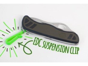 edc suspensão clipe organização exército ecd o dobramento faca dobrável bolso de suíço canivete úteis 3d print model - Mito3D