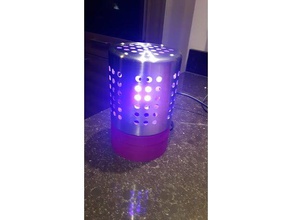 ikea trash bin lamp household 3d print model - Mito3D