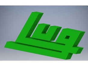 lug - band logo işaretler ve logolar austin grup ağır metal canlı müzik texas 3d print model - Mito3D