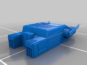 star wars rogue um hover tank veículos 3d print model - Mito3D
