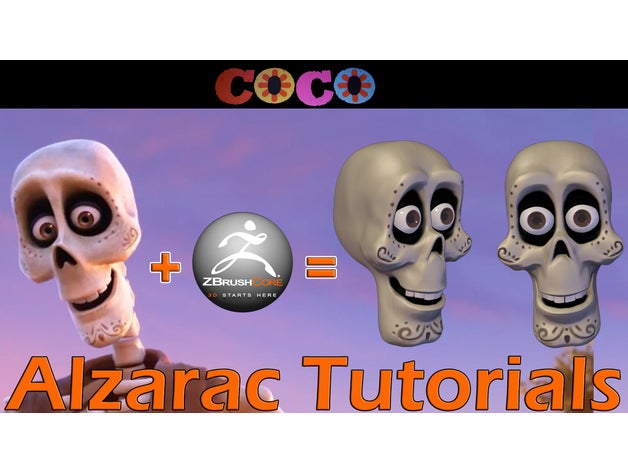 pixar coco crâne les créatures dessin animé squelette film disney le 3D print model - Mito3D