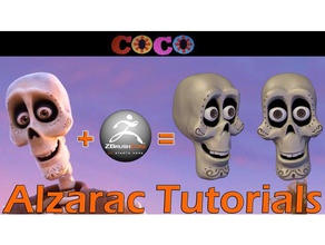 pixar coco cráneo criaturas de dibujos animados esqueleto película disney el 3d print model - Mito3D