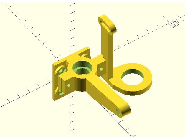 bowden e3d v6 monte geeetech prusa i3 pro b Stampante 3d parti rework 3D print model - Mito3D