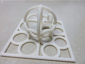 el recuento de los círculos matemáticas círculo embalaje estereográfica 3d print model - Mito3D