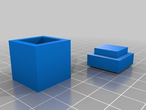 sage de la caja y tapa La impresión en 3d 3d print model - Mito3D
