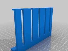 cable holder - short music eurorack modular patch 3d print model - Mito3D
