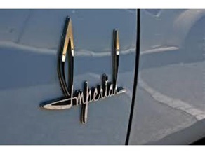 1963 chrysler imperial lado do emblema a indústria automotiva De Carro 3d etiqueta com o nome americana feita carro antigo antiga auto automóvel crachá logotipo de sinal tag populares tendências carros antigos vintage 3d print model - Mito3D