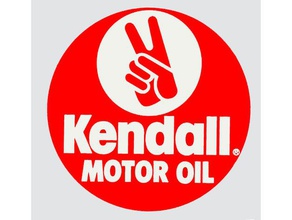vintage kendall huile moteur signer de l'automobile antique voiture logo l'huile signe vieux au bon temps populaire l'analyse des tendances collection millésime 3d print model - Mito3D