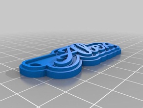 6p alex keychains customized 3d print model - Mito3D