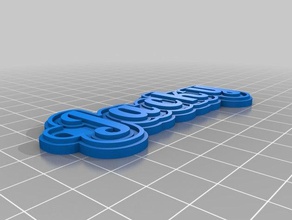 6p jacky keychains customized 3d print model - Mito3D