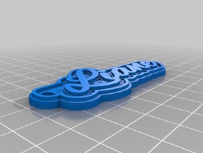 6p liane keychains customized 3d print model - Mito3D