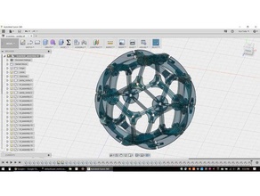 icosahedron globe learning lasercut 3d print model - Mito3D