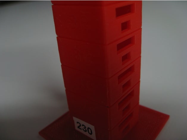 evrensel temp Kulesi 3d baskı testleri 3D print model - Mito3D