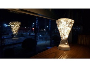 lampe d'ambiance cas l'art des outils led lemp lumière 3d print model - Mito3D