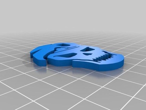 sog knives tools skull logo signs & logos 3d print model - Mito3D