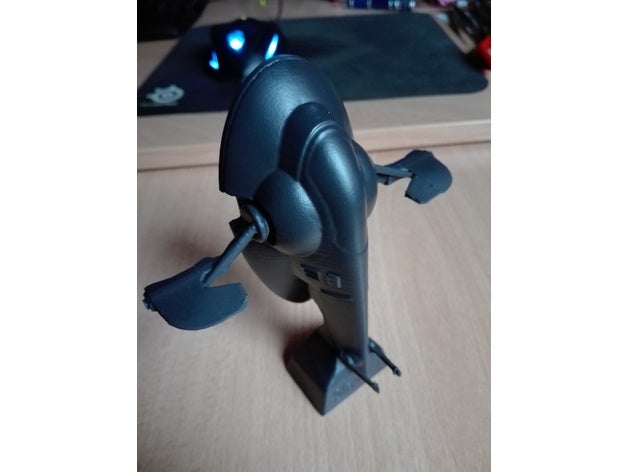 slave 1 stand games star wars 3D print model - Mito3D