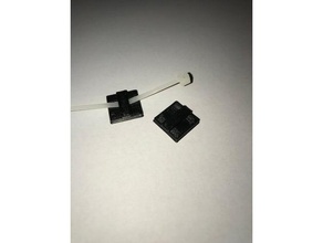 cabo prendedor de gravata Impressora 3d acessórios gestão cabos braçadeira do clipe 3d print model - Mito3D