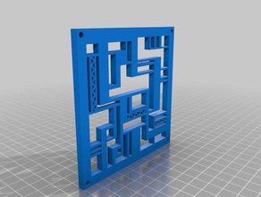 grille d'a ration art d co décor 3d print model - Mito3D