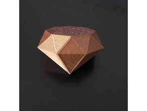 stilizzata di diamante sculture 3d print model - Mito3D