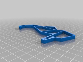 origami hippocampe animaux personnalisé 3d print model - Mito3D
