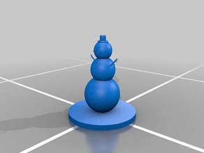 snowman 20 3d printing 3d print model - Mito3D