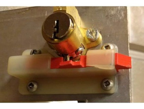 condo apartment mailbox latch replacement parts lock 3d print model - Mito3D
