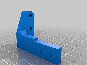 z endstop holder - 1 cm lower 3d printer parts 3d print model - Mito3D