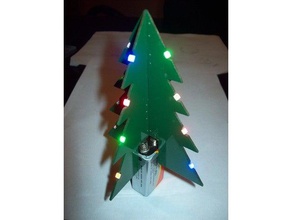 3d crhistmas árvore eletrônica natal de árvores enfeites 3d print model - Mito3D