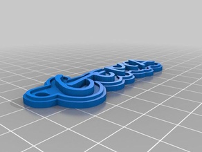 gema bnr Anahtarlık özelleştirilmiş 3d print model - Mito3D