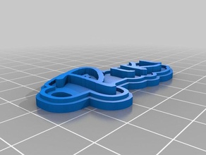 piki bnr llaveros personalizado 3d print model - Mito3D