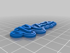 mar brosaazul llaveros personalizado 3d print model - Mito3D