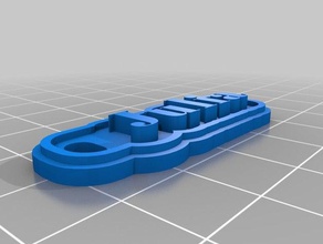 julia nar Anahtarlık özelleştirilmiş 3d print model - Mito3D