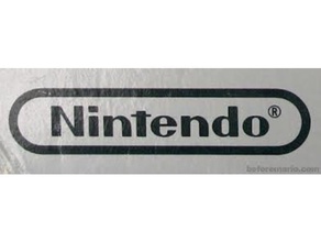 nintendo logo 1977 1995 signs & logos old outline template 3d print model - Mito3D