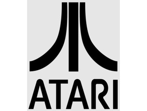 atari-logo 1972-2003 Schilder & logos atari 2600 logo alte Gliederung - Vorlage 3d print model - Mito3D
