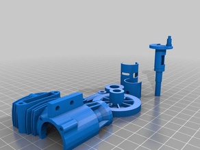 printable nitro motor de demonstração A impressão 3d 3d print model - Mito3D