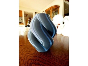 flamovase sculptures sculpture single walled vase 3d print model - Mito3D