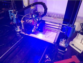 laser de support l'adaptateur por prusa i3 hephestos Imprimante 3d accessoires 3d print model - Mito3D