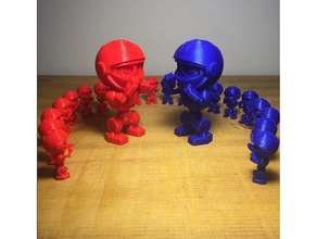 p1 chico de oro boxeo, llavero llaveros el boxeo luchador la mascota p1prototipos robot 3d print model - Mito3D