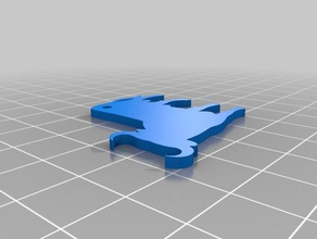 toro osborne - Stier Schlüsselanhänger bull keychain 3d print model - Mito3D